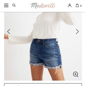 Madewell denim shorts